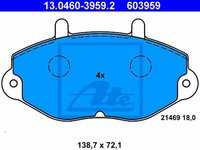 Placute frana FORD TRANSIT TOURNEO ATE 13046039592