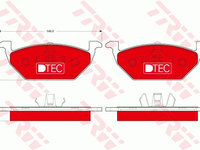 Placute frana GDB1984DTE TRW pentru Seat Ibiza Vw Jetta Vw Vento Skoda Octavia Vw Golf Audi A1 Skoda Fabia Skoda Roomster Seat Toledo Vw Polo Vw Beetle Vw Novo Vw Up Vw Bora Seat Leon Seat Cordoba