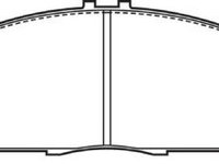 Placute frana Honda Accord 5 (Cc, Cd), Accord 5 (Ce, Cf), Prelude 4 (Bb), Prelude 5 (Bb), Rover 600 (Rh) SRLine parte montare : Punte fata