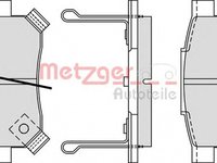 Placute frana HONDA CIVIC VI Aerodeck MB MC METZGER 1170251