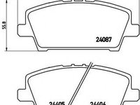 Placute frana HONDA CIVIC VIII Hatchback (FN, FK) (2005 - 2016) QWP WBP773