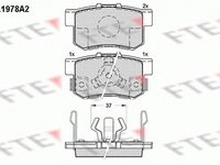 Placute frana HONDA CR-V II RD FTE BL1978A2