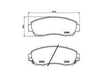 Placute frana Honda CR-V IV (RE) 2012-2016 #3 0986494308