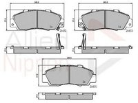 Placute frana HONDA HR-V GH COMLINE ADB3551