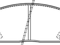 Placute frana Hyundai Accent 1 (X3-), Accent 2 (Lc), Accent Limuzina (X3-), Getz (Tb), Lantra 1 (J-1), Lantra 2 (J-2), Pony (X-2), S Coupe (Slc) SRLine parte montare : Punte fata
