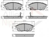 Placute frana HYUNDAI ACCENT I X3- COMLINE ADB3253