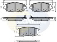 Placute frana HYUNDAI ACCENT III limuzina (MC) (2005 - 2010) COMLINE CBP31519