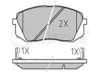 Placute frana HYUNDAI ACCENT III limuzina MC MEYLE 0252450116PD