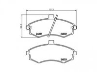 Placute frana Hyundai ELANTRA limuzina (XD) 2000-2006 #2 089302