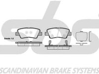 Placute frana HYUNDAI GRANDEUR HG SBS 1501223434