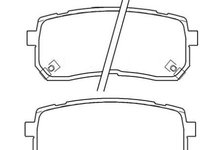 Placute frana Hyundai H-1 (Tq), Ix55, Kia Carnival / Grand Carnival 3 (Vq) SRLine parte montare : Punte spate