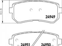 Placute frana HYUNDAI i20 GB TEXTAR 2494901