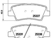 Placute frana HYUNDAI i30 cupe (2013 - 2016) QWP WBP801