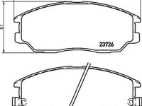 Placute frana HYUNDAI TERRACAN HP TEXTAR 2372601