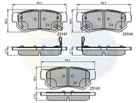 Placute frana HYUNDAI TUCSON (JM) (2004 - 2010) COMLINE CBP3935