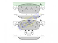 Placute frana ICER IE182274, Fata