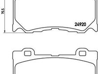 Placute frana Infiniti Fx, G Cabriolet, G Cupe, G Limuzina, Q70 (Y51), Qx70, Nissan 370 Z (Z34) SRLine parte montare : Punte fata