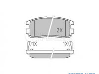 Placute frana Isuzu TROOPER autoturism de teren, deschis (UB) 1991-1998 #2 0252187514