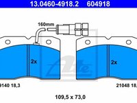 Placute frana IVECO DAILY II caroserie inchisa combi ATE 13046049182