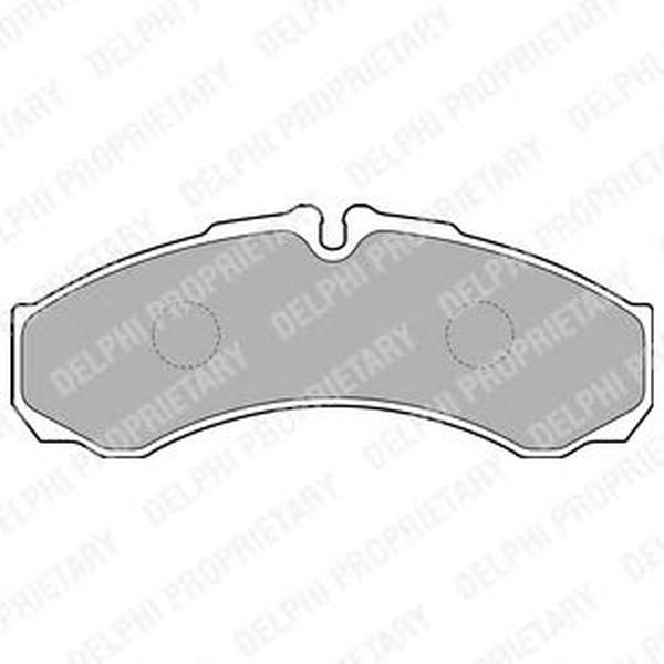 Placute frana IVECO DAILY III platou sasiu DELPHI LP1802