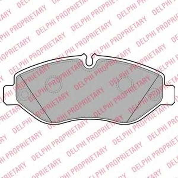 Placute frana IVECO DAILY III platou sasiu DELPHI LP2039