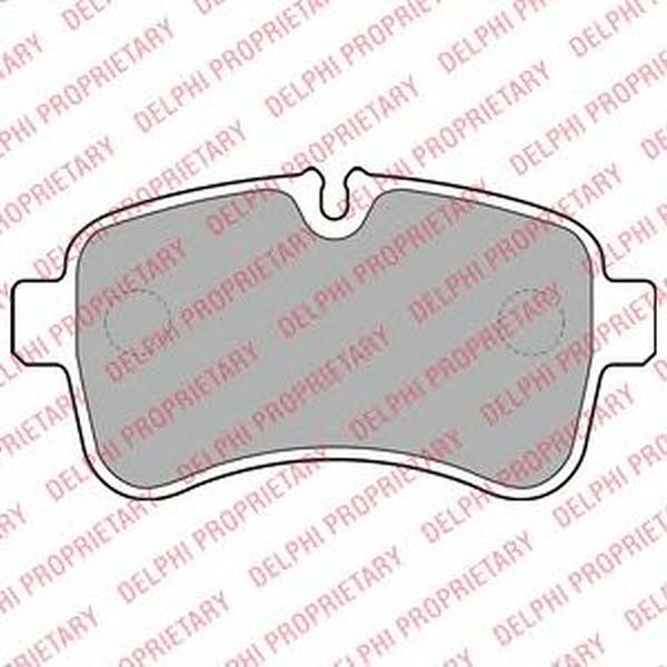 Placute frana IVECO DAILY IV platou sasiu DELPHI LP2040