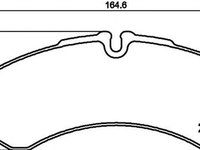 Placute frana IVECO DAILY V caroserie inchisa combi TEXTAR 2912112