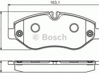 Placute frana IVECO DAILY VI caroserie inchisa/combi (2014 - 2016) Bosch 0 986 495 113