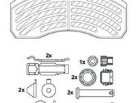 Placute frana IVECO Stralis JURID 2925305390