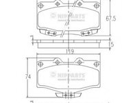 Placute frana J3602054 NIPPARTS pentru Toyota Land Toyota 4 Toyota Hilux Toyota Surf Toyota Tacoma Iveco Daily