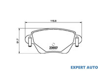 Placute frana Jaguar X-TYPE (CF1) 2001-2009 #2 05P897