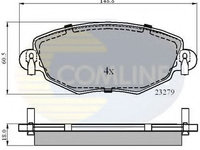 Placute frana JAGUAR X-TYPE (CF1) (2001 - 2009) COMLINE CBP01110