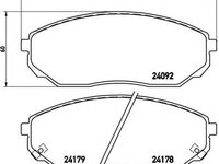 Placute frana KIA SORENTO I (JC) (2002 - 2016) BREMBO P 30 019