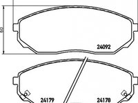 Placute frana KIA SORENTO I JC TEXTAR 2409201