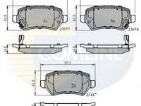 Placute frana KIA VENGA (YN) (2010 - 2016) COMLINE CBP31551