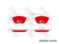 Placute frana Lancia DEDRA SW (835) 1994-1999 #2 0009950637