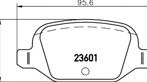 Placute frana LANCIA YPSILON 843 TEXTAR 23601