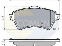 Placute frana LAND ROVER FREELANDER (LN) (1998 - 2006) COMLINE CBP0873