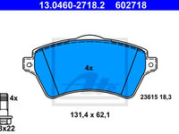 Placute frana LAND ROVER FREELANDER (LN) (1998 - 2006) ATE 13.0460-2718.2