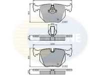 Placute frana LAND ROVER RANGE ROVER Mk III (LM) (2002 - 2012) COMLINE CBP01547