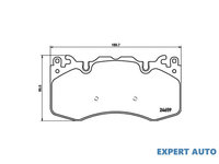 Placute frana Land Rover RANGE ROVER Mk III (LM) 2002-2012 #2 0986494440