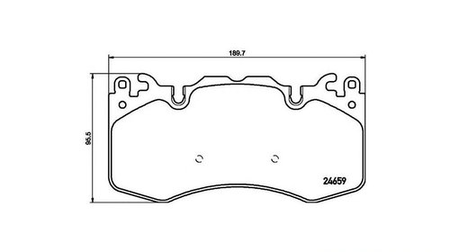 Placute frana Land Rover RANGE ROVER SPORT (L