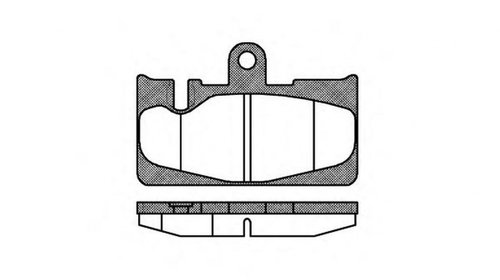 Placute frana LEXUS LS UCF20 ROADHOUSE 2889