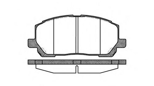 Placute frana LEXUS RX MHU3 GSU3 MCU3 ROADHOU