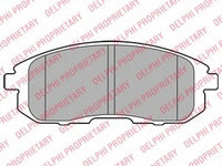 Placute frana LP2148 DELPHI pentru Nissan Cube Renault Latitude Nissan Tiida Fiat Sedici Nissan Juke Nissan Pulsar Nissan Sylphy