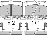 Placute frana MAZDA 323 C V BA BREMSI BP2429