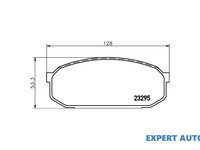 Placute frana Mazda 323 F Mk V (BA) 1994-1998 #2 050402