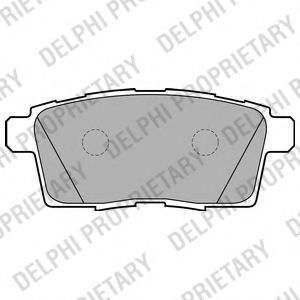 Placute frana MAZDA CX-7 (ER) (2006 - 2016) DELPHI LP2052