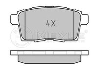 Placute frana MAZDA CX-7 ER MEYLE 0252454517