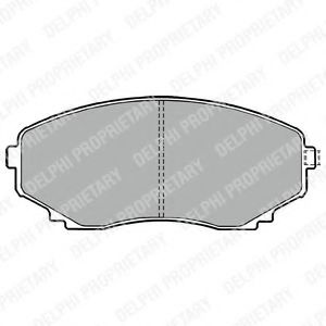 Placute frana MAZDA MPV Mk II (LW) (1999 - 2006) DELPHI LP1095
